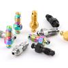 Motorcycles Brake Caliper Bleed Screw Bleeding Bleed Nipple Screw with Dust Caps Disc Brake Caliper Exhaust Screw