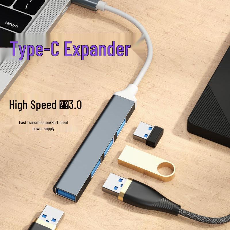 4-in-1 USB-C Multi-Function Docking Station Splitter Hub