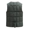 Automne hiver hommes rembourré chaud Gilet Multi poches Gilet pêche Gilet veste