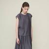 Pleats Sleeveless Blouse B6m5b445