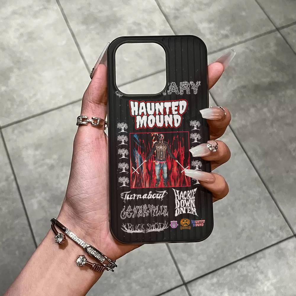 Sematary Haunted Luxury Phone Case For IPhone 17 Air 16 15 14 13 12 11 Pro Max Pro Plus Ripple Shockproof