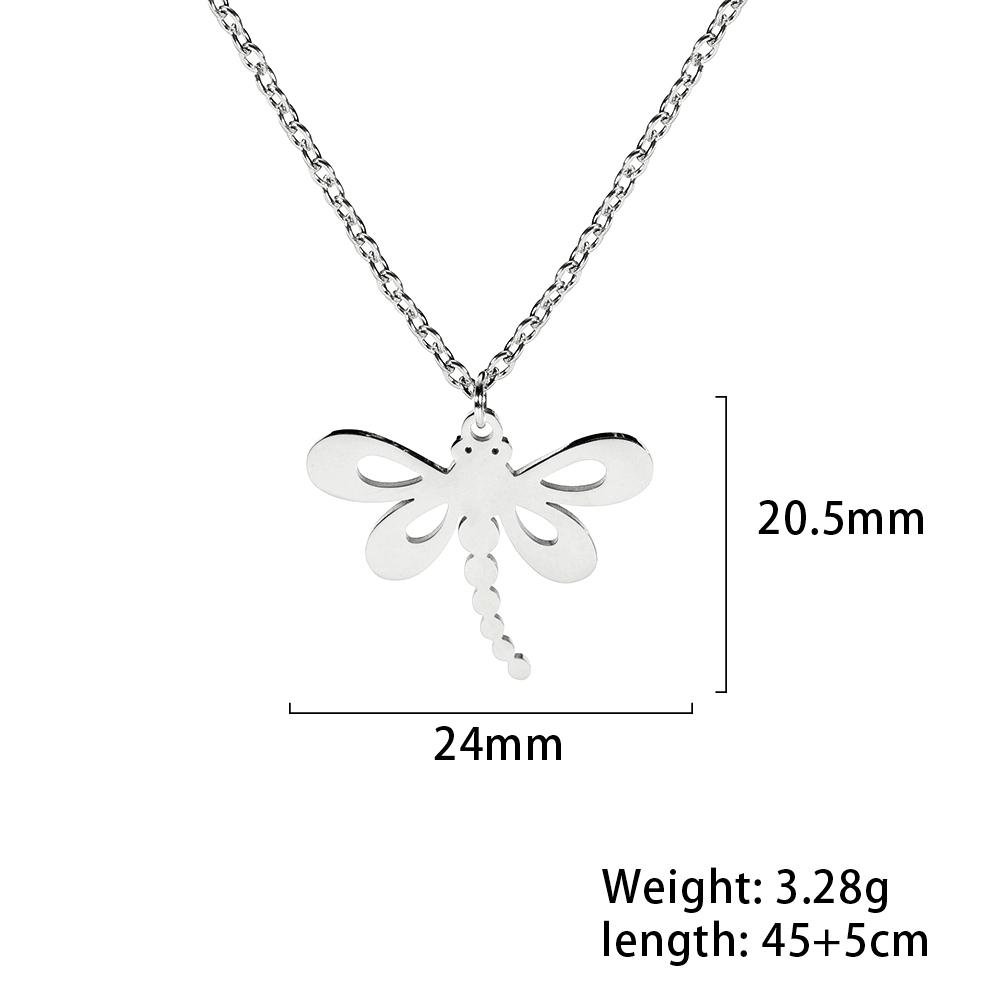 Cazador Stainless Steel Animal Pendant Necklace Cute Cat Dog Pet Whale Elephant Fish Penguin Necklaces Jewelry Gift for Women
