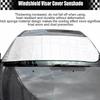 Easy Installation Windshield Snow Cover 200x70cm Windshield Protector  Frost Protection