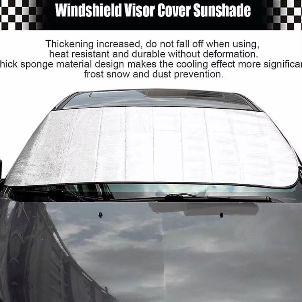 Easy Installation Windshield Snow Cover 200x70cm Windshield Protector Frost Protection