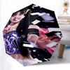 Printed Wonyoung Printed Folding Umbrella,Outdoor,Leisure,And Travel Umbrella,Durable Umbrella Fabric,Birthday And Holiday Gift