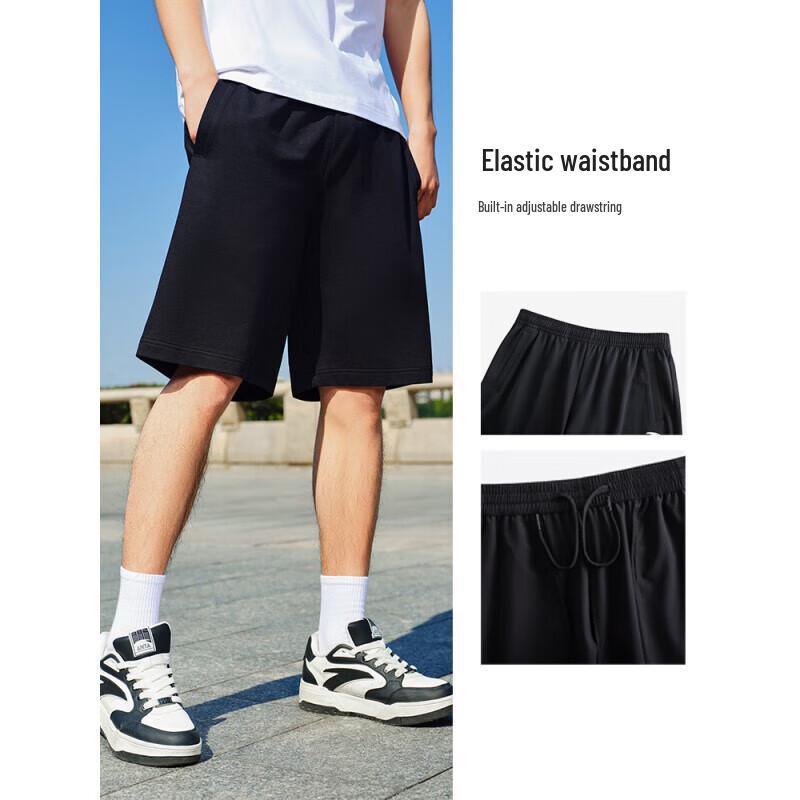 ANTA Men s Summer Knit Breathable Sports Shorts 190/3XL