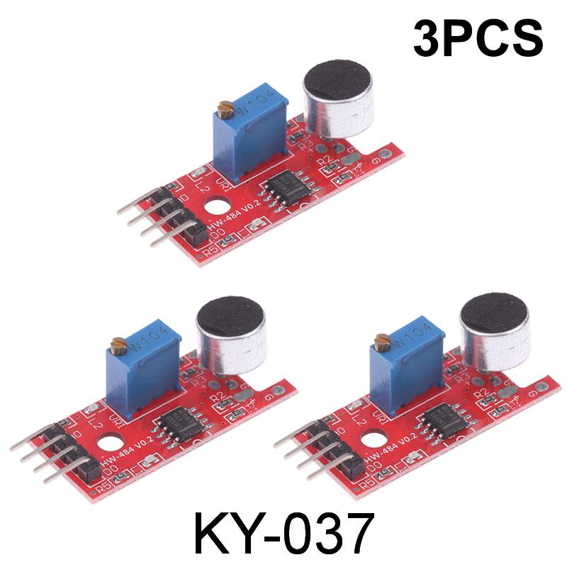 1/3Pcs KY-038 Sound Detection Module Microphone Voice Sound Sensor Module Digital Output Sensors For Arduino DIY