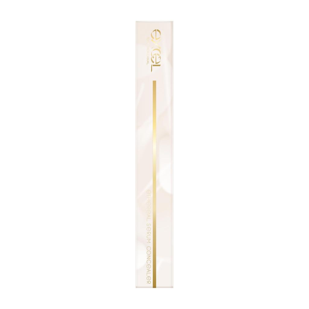 Excel Ethereal Serum Concealer ER02 Natural Beige Serum Concealer for Dark Circles and Blemishes