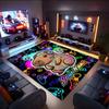 1PC Custom Name Gamer Guinea Pig Adventure Theme Floor Mat Ideal for Living Room, Game Rooms, Office, Bedroom,Floor Mat Playful Design