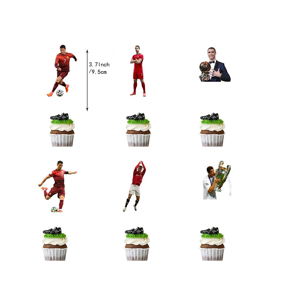 Cristiano Ronaldos festdekorasjoner inkluderte kaketoppere, ballonger, en banner