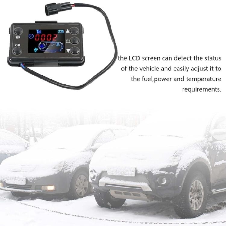 Heater Accessories LCD Monitor Switches Board Easy Installation 12V 24V Parking Heater Monitoring Switches Board with Remote