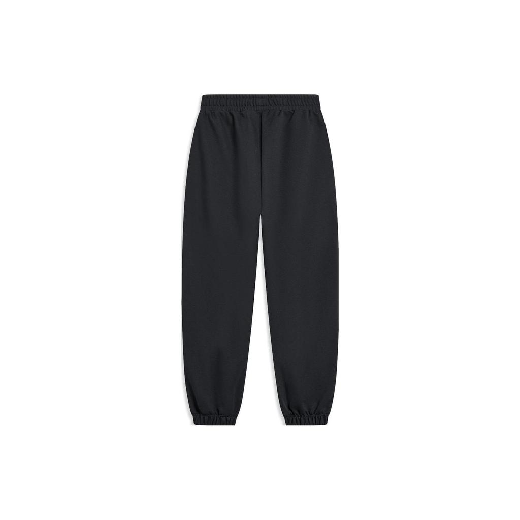 Li Ning Sports Life Collection Knitted Sweatpants Men's Black AKLT411-1