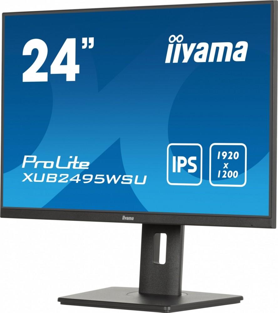 Monitor 24 Inch XUB2495WSU-B7 IPS,16:10,300cd,4ms,HDMI,DP,3xUSB(3.2), 1xUSB-c,2x2W,FlickerFree,HAS(150mm)