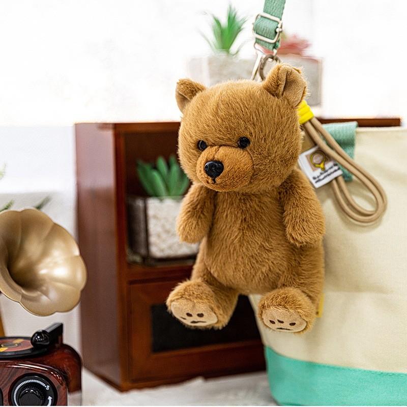 Dolls Animal Plush Bear Cow Elephant Hippo Duck Pig Dog Backpack Pendant Gift