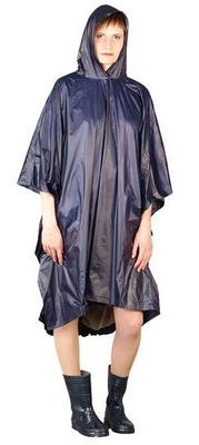 NAVY BLUE RAIN CAP/PONCHO - KUR PONCHOG