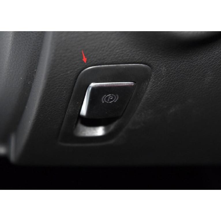 Car Console Button Cover For Benz C-Class W205 Bright Black Multimedia Emergency