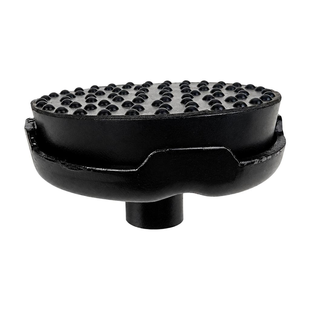 Floor Jack Saddle with Raised Edge Tray Easy Installation Round Lifting Hydraulic