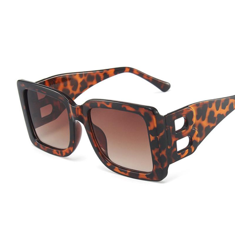 Oversized Square Vintage Sunglasses Fashion Designer Brand Cat Eye Sun Glasses for Women Stylish Oculos De Sol