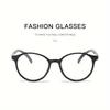 1pcs Fashionable Color Changing Anti Blue Light Glasses Metal Frame Unisex Trendy Plain Eyewear