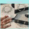 Chic Silver Crystal Shard Bracelet For Women Stylish Summer 2024 Design