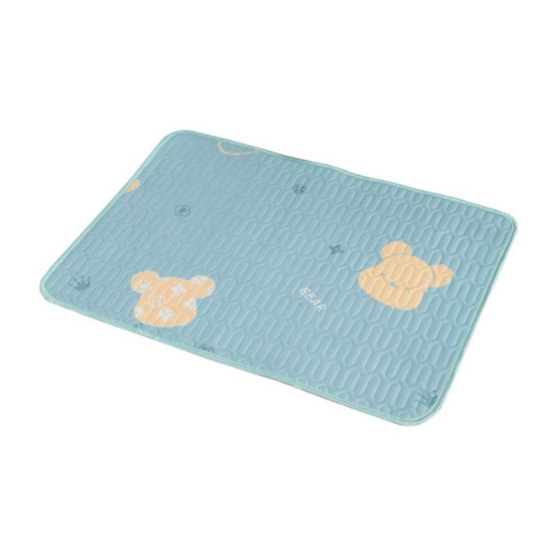 Pet Ice Silk Cushion Summer Dog Bed Latex Sleeping Mat Floor Pad Cat Bed Cooling Mat Scratch Resistant Nest Cushion