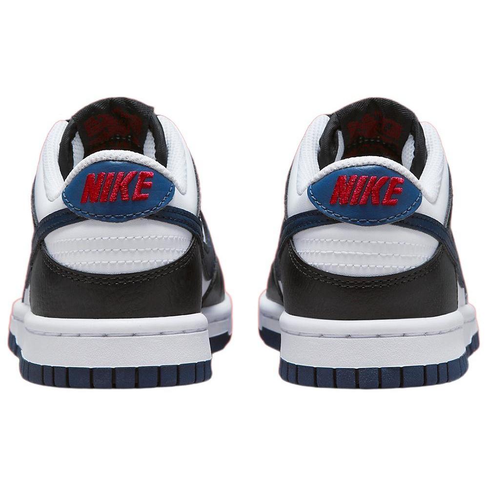New Nike Dunk Low Black White Midnight Navy GS HJ9202-001