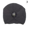 2016 New Fashion Ladies Metal Jewel Accessory Winter Warm gem Turban Soft Knit Headband Beanie Crochet Headwrap Women Hat Cap