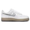 Nike Air Force 1 07 Premium White Metallic Silver Unisex Sneakers Coconut-Milk Hyper-Pink DX3945-100