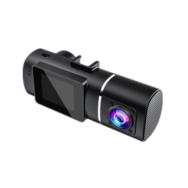 2024 Upgrade Dual Dash Cam FHD 1080P+1080P Front Inside Cabin Car Camera Driving Recorder LCD Display Gravity Sensor Automatic Video Recording