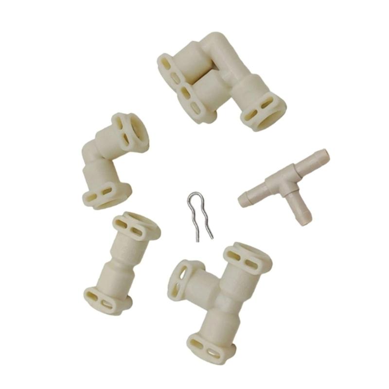 Practical Adapter Clip Plastic Water Tube Connector Adapter for Coffee Machines with Sealed Fit Corrosion Resistant