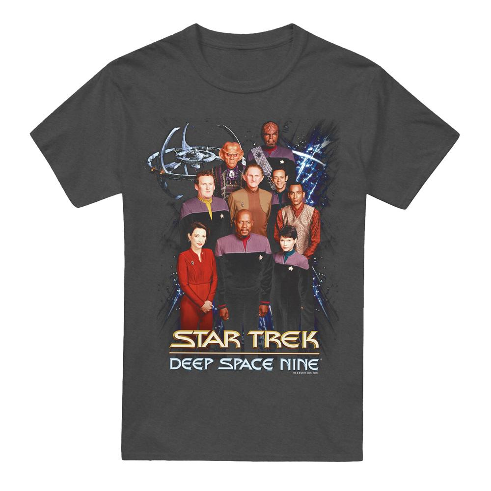 Star Trek Unisex Adult DS9 Crew T-Shirt