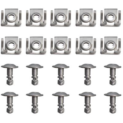 10Set Engine Undertray Trim Clips For BMW E39 E38 E52 Z8 51718176503 51718218323