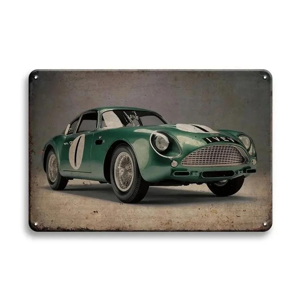 Auto Plaque Metal Tin Signs Classic Car Wall Decoration Vintage Art Posters Iron Painting for Man Cave Home Cafe Garden Club Bar