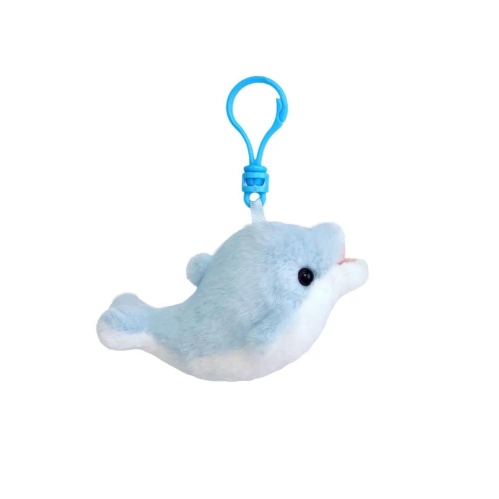 Sea Otter Aquarium Plushies Pendant Orca Penguin Killer Whale Plush Keyring Shark Dolphin Polar Bear Keychain Car Key Pendant