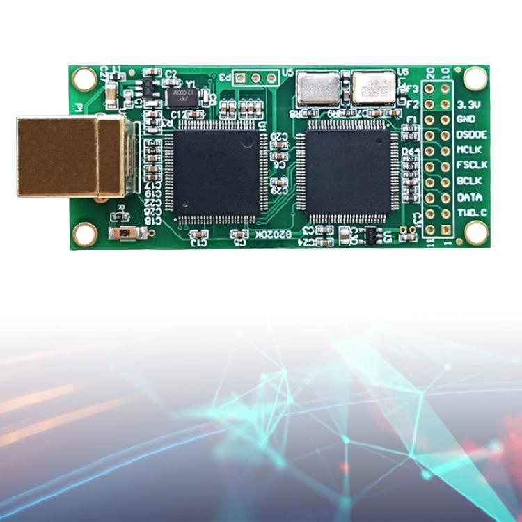 USB Digital Interfaces Sound Amanero Combo384 Module Boards for DIY Home Theater