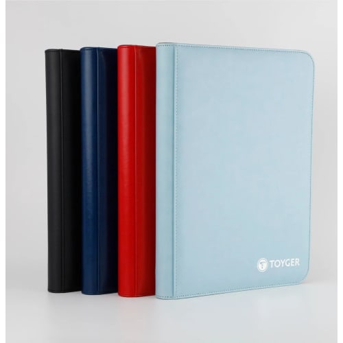 TOYGER Card Album for Storing and Viewing Your Card Collection (Loader Size, 4 Pockets, Navy)