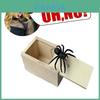 Caja de Broma de Araña de Madera Para Momentos Inolvidables Llenos de Diversión Con Amigos y Familia