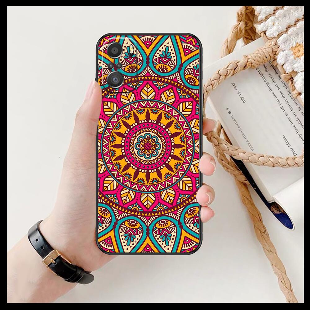Art Flowers Banana Leaf  For Xiaomi Redmi Note 10S 10 9T 9S 9 8T 8 7S 7 6 5A 5 Pro Max Soft Black Phone Case