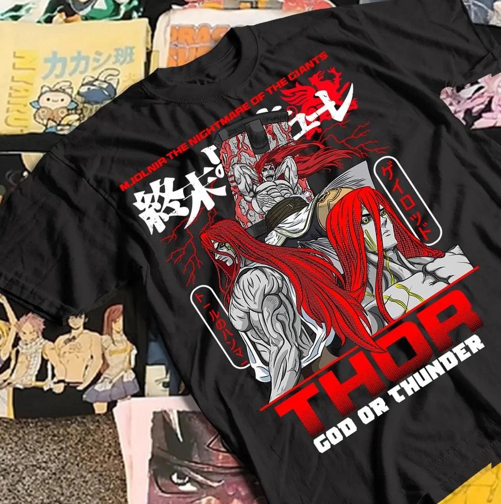God Or Thunder Anime TShirt Unisex 5 S