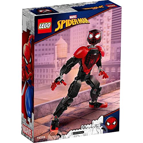 LEGO Super Heroes Marvel Miles Morales Figure 76225 Toy Block Present Superhero American Comics Sentai Hero Boys Ages 8+