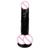 Realistic Large Black Suction Cup Dildo for Female Stimulation