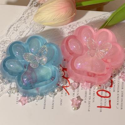 Hračka na stláčanie v tvare mačacej labky, Mochi Fidget na odbúranie stresu, Silikónová hračka s pomalým návratom, Darček na dekompresiu.