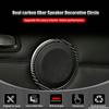 Loudspeaker 2pcs Car Accessories Car Door Carbon Fiber