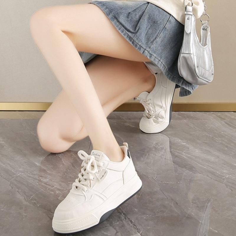 Women Platform White Sneakers Casual Sports Skate Shoes