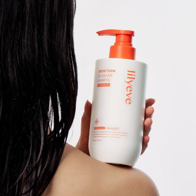 lilyeve Growturn 3D Volumen Haarausfall Shampoo 500ml – Anti Haarausfall & Volumenaufbauende Kopfhautpflege