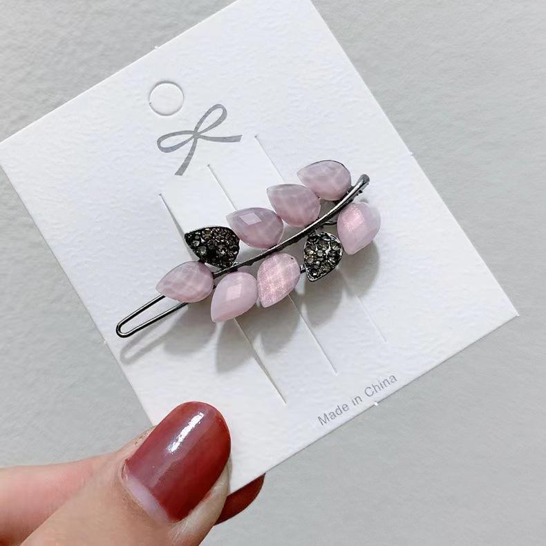 Elegant Blue Star Alloy Hair Clip - Minimalist Luxury Accessory
