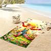 Pippi Adventure Print Beach Towel Large Soft Quick Dry Towel For Beach Camping Swimming