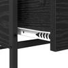 Coffee Table Black Oak Effect 100 X 51 X 45 Cm Engineered Wood