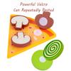 Kids Wooden Kitchen Toy Pretends Play Cutting Pizza Game Simulation Make Cookies Dessert Food Creative Education Toys Girls Gift