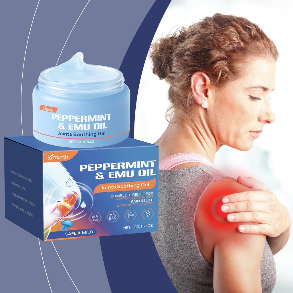 Ximonth Joint Relief Gel Gentle Nourishing Joints for Hands and Feet Portable Topical Body Relief Gel